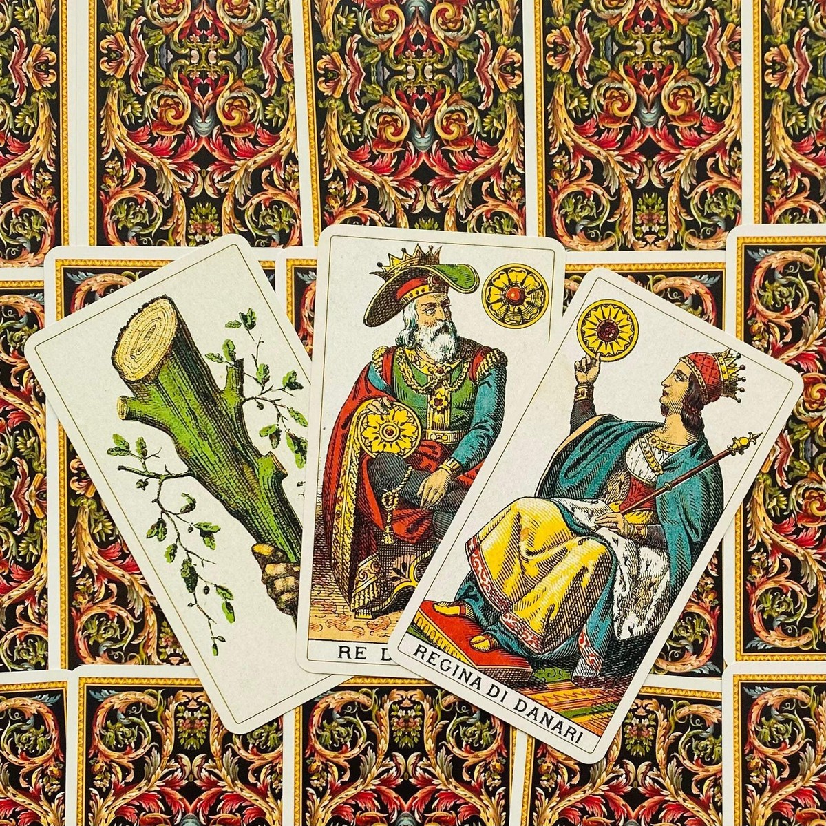 ANCIENT ITALIAN TAROT DECK CARDS ESOTERIC FORTUNE TELLING LO