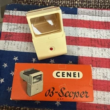 Vintage CENEI B-Scoper 35mm Slide Viewer 1950-1960 Germany Never Used