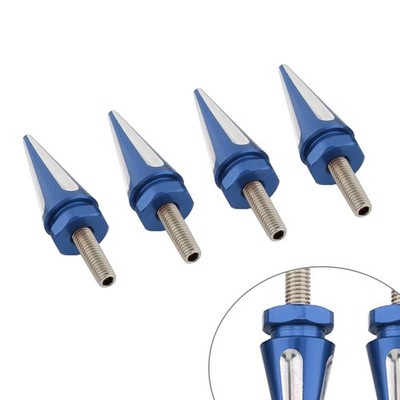 4x Windschutzscheibenschrauben, Spikes Für Harley Touring Road Glide 98-25 Blau