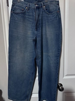 H&M Baggy Jeans Medium Wash Blue