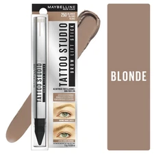 Maybelline TattooStudio Brow Lift Stick Makeup with Tinted Wax Conditioning C...