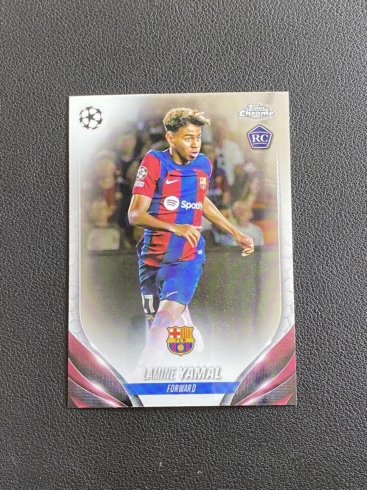 Lamine Yamal 2023-24 Topps Chrome UEFA RC Rookie #64