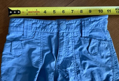 The North Face Girls Size XS 5-6 Blue Hiking Outdoor Shorts Adjustable, Pockets - Picture 12 of 15