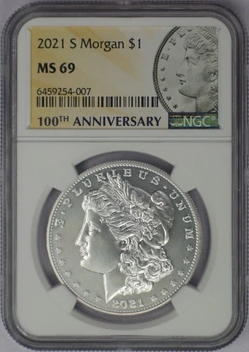 2021-S Morgan silver Dollar - NGC MS 69