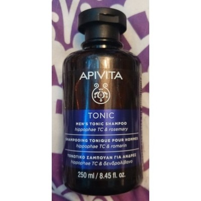 NEW Apivita Men's Tonic Shampoo with Hippophae & Vitamin A & E