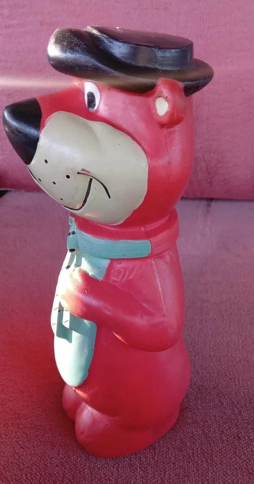 Yogi Bear ART 85 BISERKA YUGOSLAVIA Rubber Toy 9.65 " RARE - Image 3 of 4