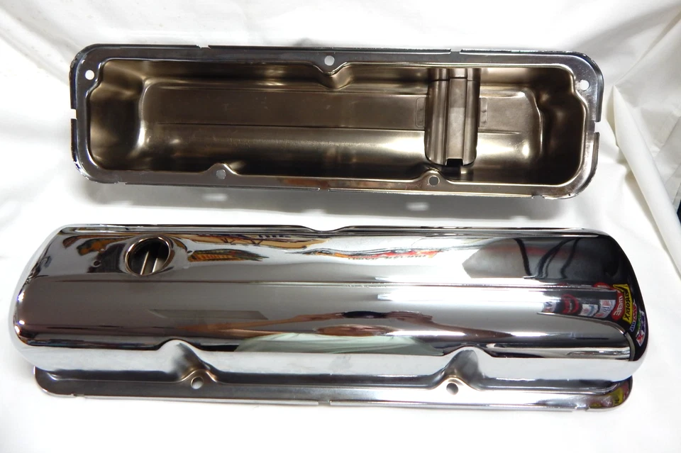 Комплект хромированных крышек клапанов Spectre Performance 5270 Big Block FE Ford 390 427 428 - Изображение 2 из 2