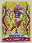 2025 Panini Phoenix Football Yellow Mojo Christian McCaffrey #34