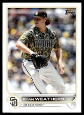 2022 Topps Ryan Weathers San Diego Padres #70