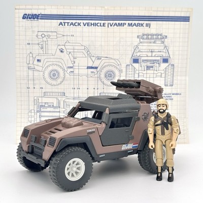 1984 GI Joe CLUTCH V2 + VAMP MARK II 100% NEARLY COMPLETE. UNBROKEN DOOR HINGES!