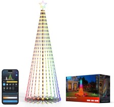 Christmas Cone Tree Lights,9ft 610 LEDs RGBIC Christmas Tree Light