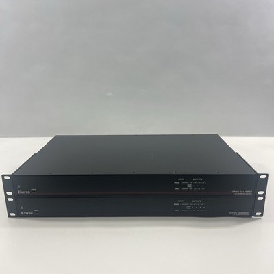 2 Extron, DTP HD DA4 4K 230 Four Output Amplifier No Power Supply