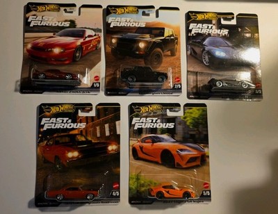 Hot Wheels Premium. Fast And Furious 5/5 Set - In Protector