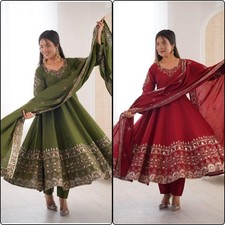 Salwar Kameez Indian Pakistani Wedding Party Wear Dress Anarkali Gown Suit EID