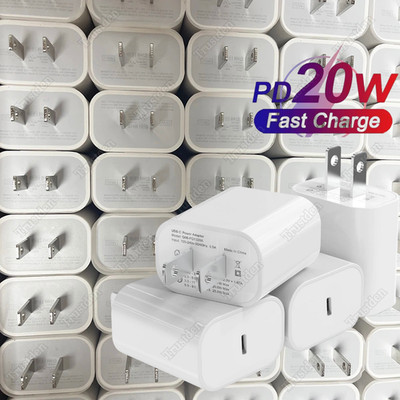 USB C Fast Charger Block 20W PD Adapter Lot For iPhone 16 15 14 13 12 11 Android