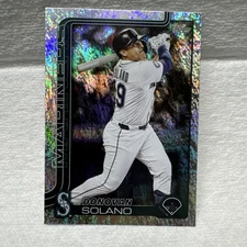 2025 Topps Update silver crackle #US281 Donovan Solano Seattle Mariners