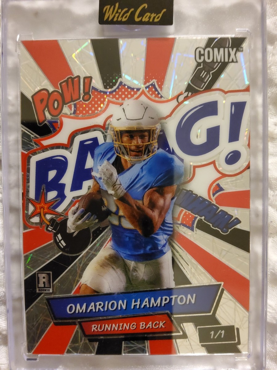 遊戯王 champ hobby League Blue ホビーリーグ　95枚 2025 Wild Card Comix Rookie & Legend Omarion Hampton 1/1 RC