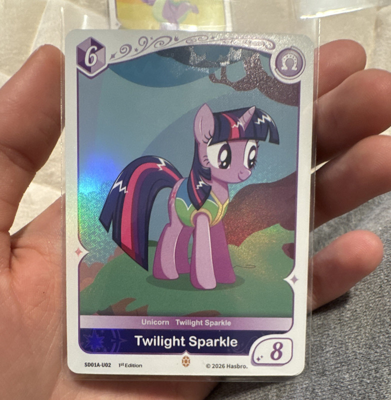 My Little Pony Twilight Sparkle SD01A-U02 1st Ed English 2026 Hasbro