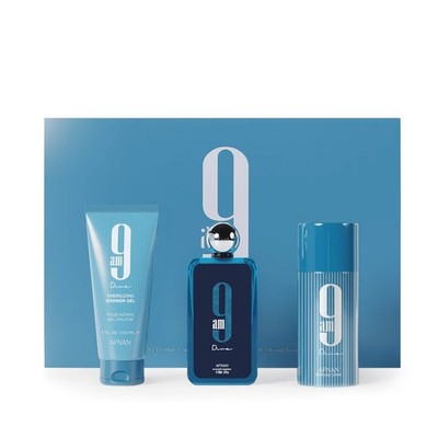 Afnan 9 am Dive EDP 100 ml + DEO Spray 150 ml + SG 150 ml (unisex)