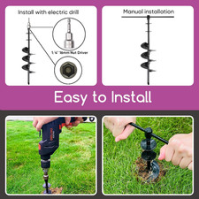 Heavy Duty Dog Tie Out Cable 30Ft with Stake 360 No Tangle Swivel Spiral Anchor