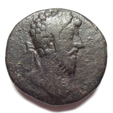 MARCUS AURELIUS - SESTERTIUS - ROMAN COIN