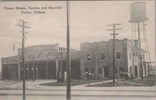 Power House Nashua Haverhill Trolley Pelham New Hampshire NH 1910s Postcard