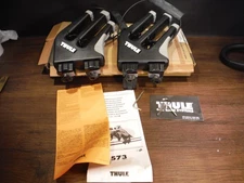 THULE Snowboard Carrier 573 Vehicle Rack Sweden -with Key