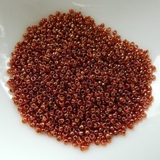 15/0 TOHO Seed Beads Gold Lustered African Sunset 10 Grams Glass Beads