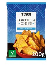 Tesco Tortilla Chips - Cool Flavour 200g X 4