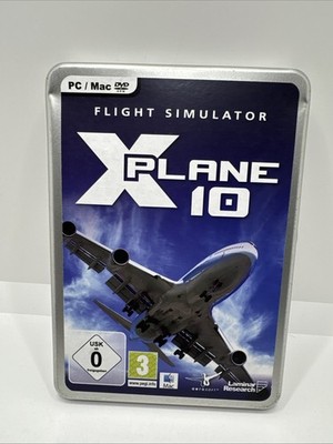 X-Plane 10 Flight Simulator- PC-Mac DVD Spiel Steelbook
