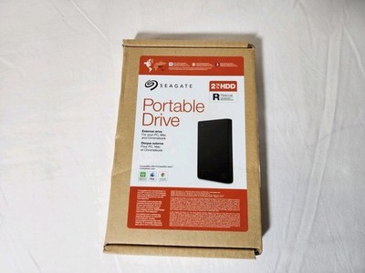 Seagate 2TB External Hard Drive Portable USB 3.0 PC Mac New Factory Sealed