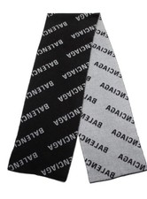 Balenciaga Wool Knit All Over Pattern Grey & ...