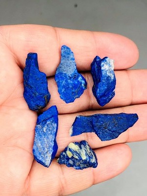 Natural Lapis Lazuli Raw Rough Mine Stone w/ Pyrite Chakra Healing 16g M432...1