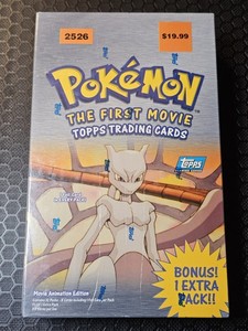 pokemon the first movie trading cards value Topps Card Hobby Box | CardsHQ Near Mint /// Near Mint FoilCards in Near Mint (NM) condition show minimal wear from shuffling First Movie Booster Pack Prices