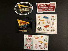 In N Out Burger Sticker Set - 5 Pack