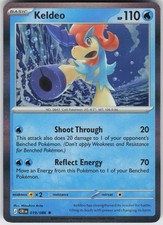 Keldeo 019/086 Rare Chaos Rising Pokemon Holo Near Mint