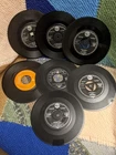 ELVIS PRESLEY - JOB LOT bundle 7x VINYL 7" SINGLE RECORDS. Mostly Early Releases
