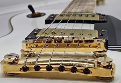 2015 Epiphone Les Paul Custom Pro - Alpine White & Gold | eBay