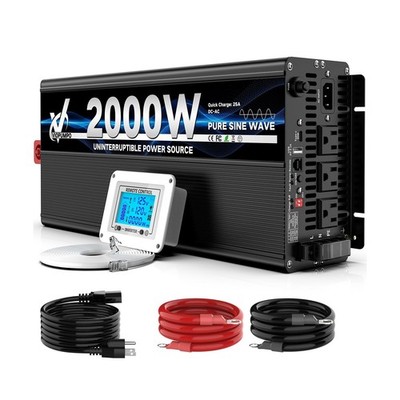 2000 Watt sump pump backup battery system, automatic switchover to battery in...