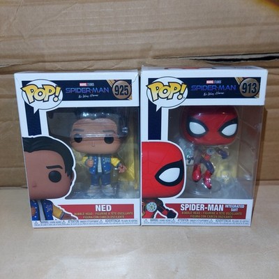 Funko Pop Spider-Man Integrated Suit #913 Marvel + NED No Way Home 925 BRANDNEU