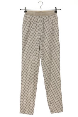 ANCORA Stoffhose Damen Hose Gr. DE 34 wollweiß-hellgrau Casual-Look