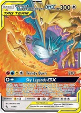 Moltres & Zapdos & Articuno GX - 44/68 - Pokemon Hidden Fates Sun Moon Card NM