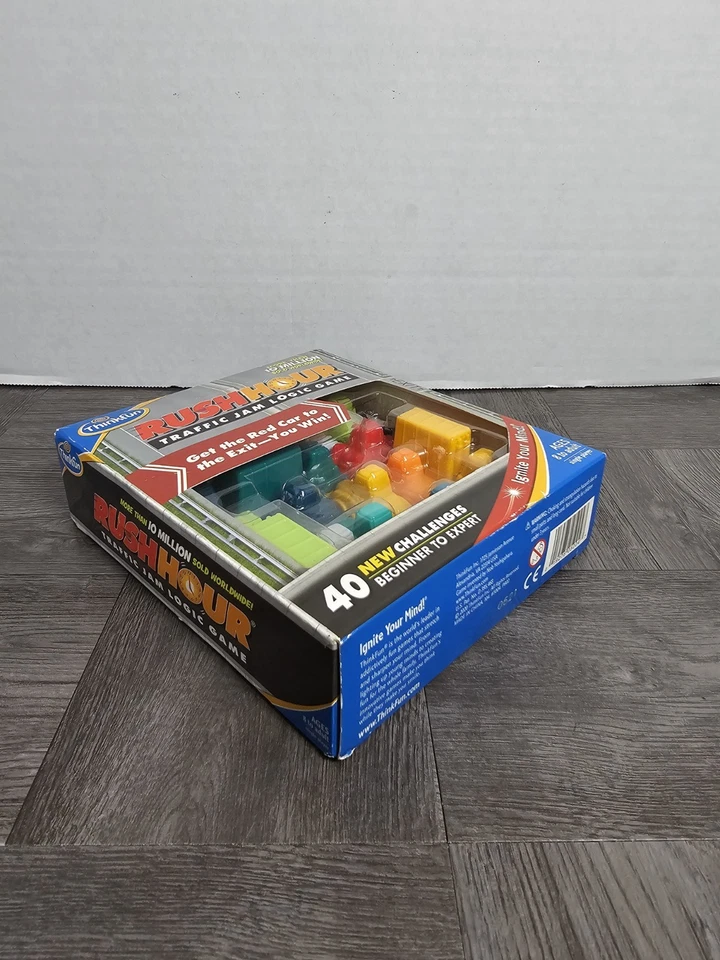 Rush Hour Traffic Jam Logic Game Cards 40 New Challenges Thinkfun - Image 2 of 3