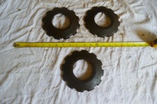 Vintage Lot of 3 Cast Iron Planter Plates D1137A etc. Lot 25-31-H