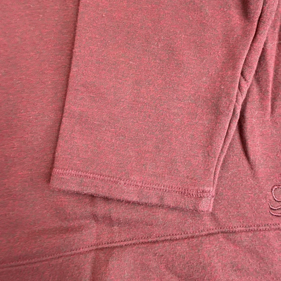 Sudadera túnica cuello capucha manga larga ultra acogedora Cuddl Duds para mujer L Hth Borgoña Foto 3 de 4