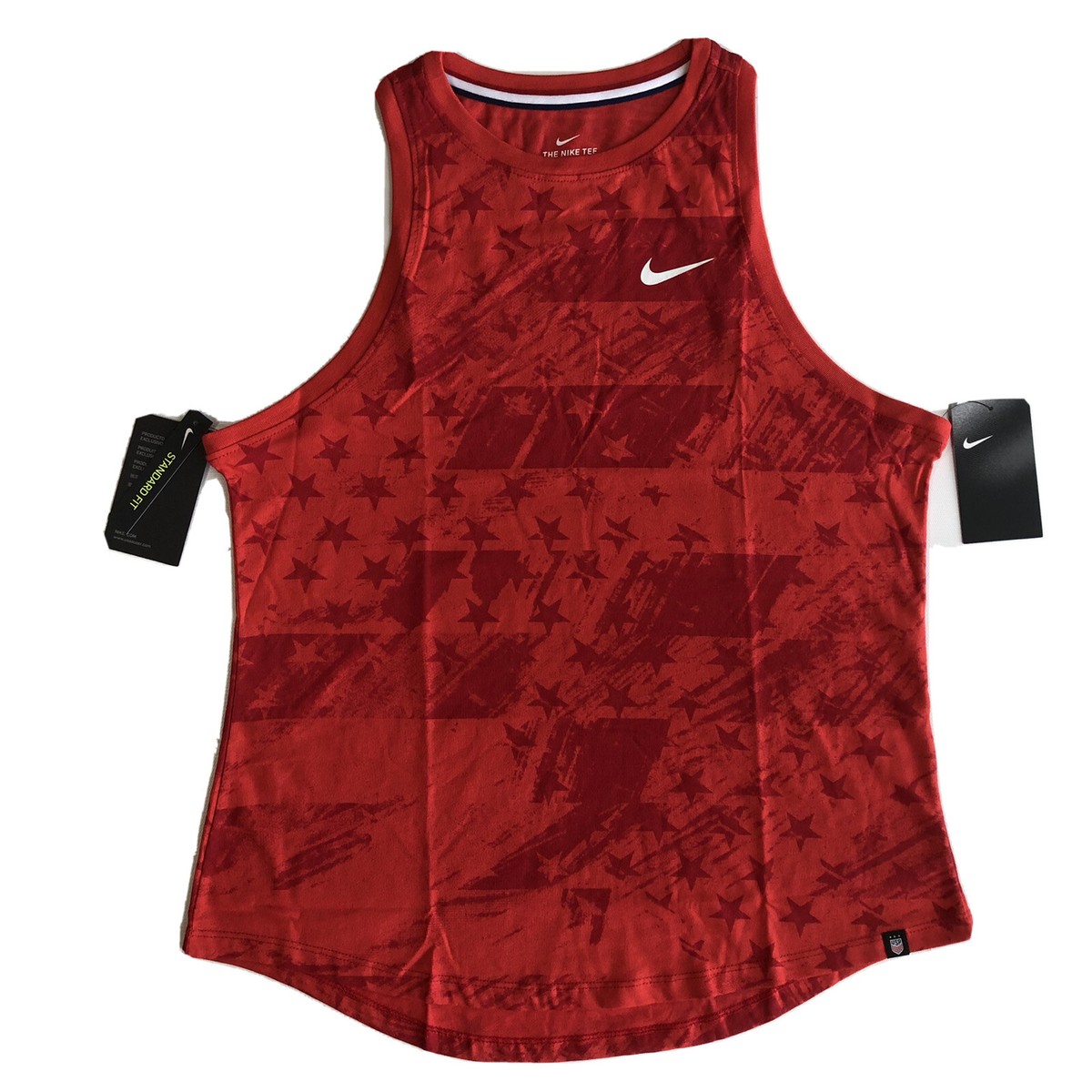 Nike USA 2019-20 Women’s Pre Season Soccer Sleeveless Tank Top CD6965-688  Sz M