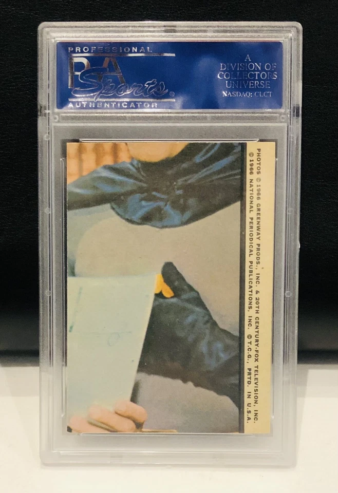 Batman 1966 Trading Card #26 PSA 7 Adam West 1966 NM - Image 2 of 2