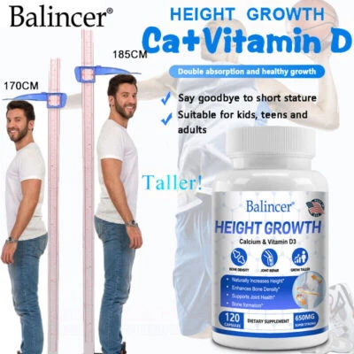 BALINCER Height Growth Kapseln 650 Mg 120 Kapseln Höhenwachstums Knochenunterstützung
