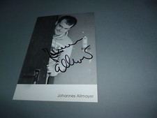 Johannes Allmayer signed signiert autograph Autogramm Autogrammkarte
