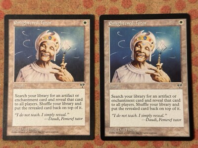 MtG - 2 x Mirage Enlightened Tutor - NM